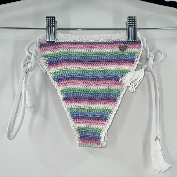 Capittana NWT Trinidad Pastel Crochet Bikini Bottom size Medium - Picture 4 of 9
